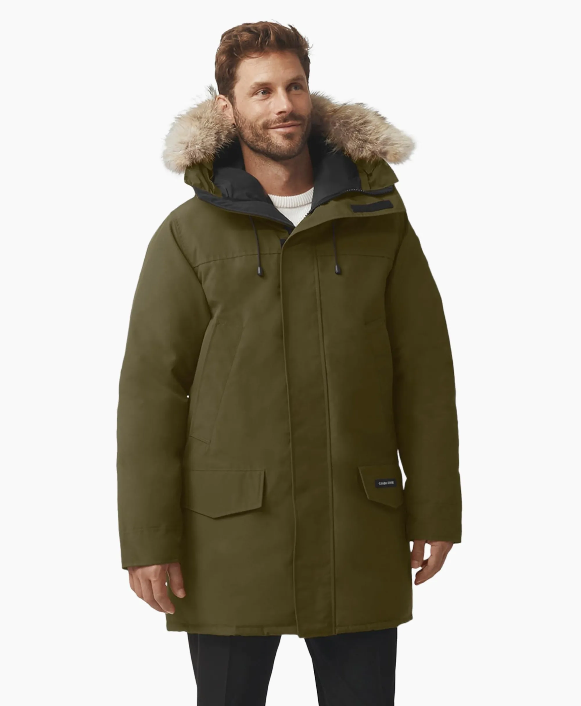 Sale Gewatteerde Jas Langford Parka Donker Groen Heren Jassen