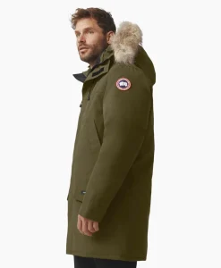 Sale Gewatteerde Jas Langford Parka Donker Groen Heren Jassen