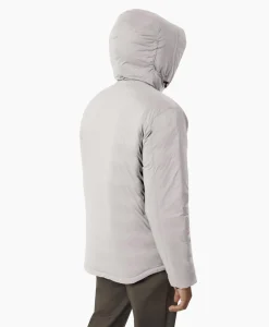 Canada Goose Gewatteerde Jas Lodge Hoody Grijs*Heren Jassen