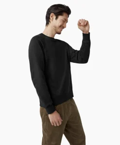 Clearance Sweater Huron Men's Crewneck Zwart Heren Truien