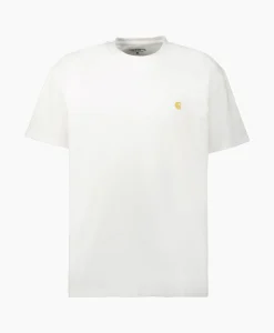 Clearance T-Shirt S/S Chase Cotton Wit Heren T-Shirts