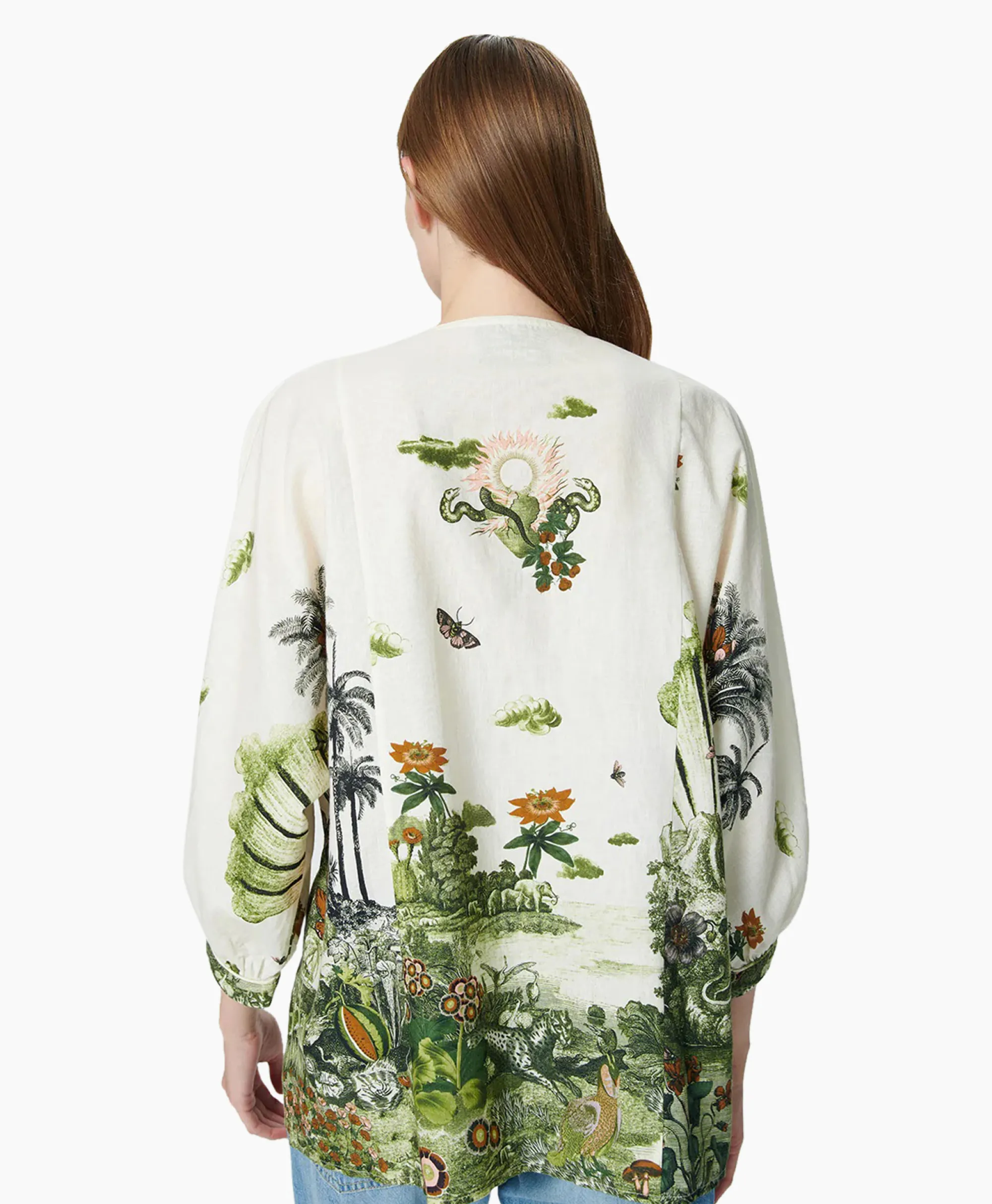 New Blouse Calipso Groen Dames Blouses