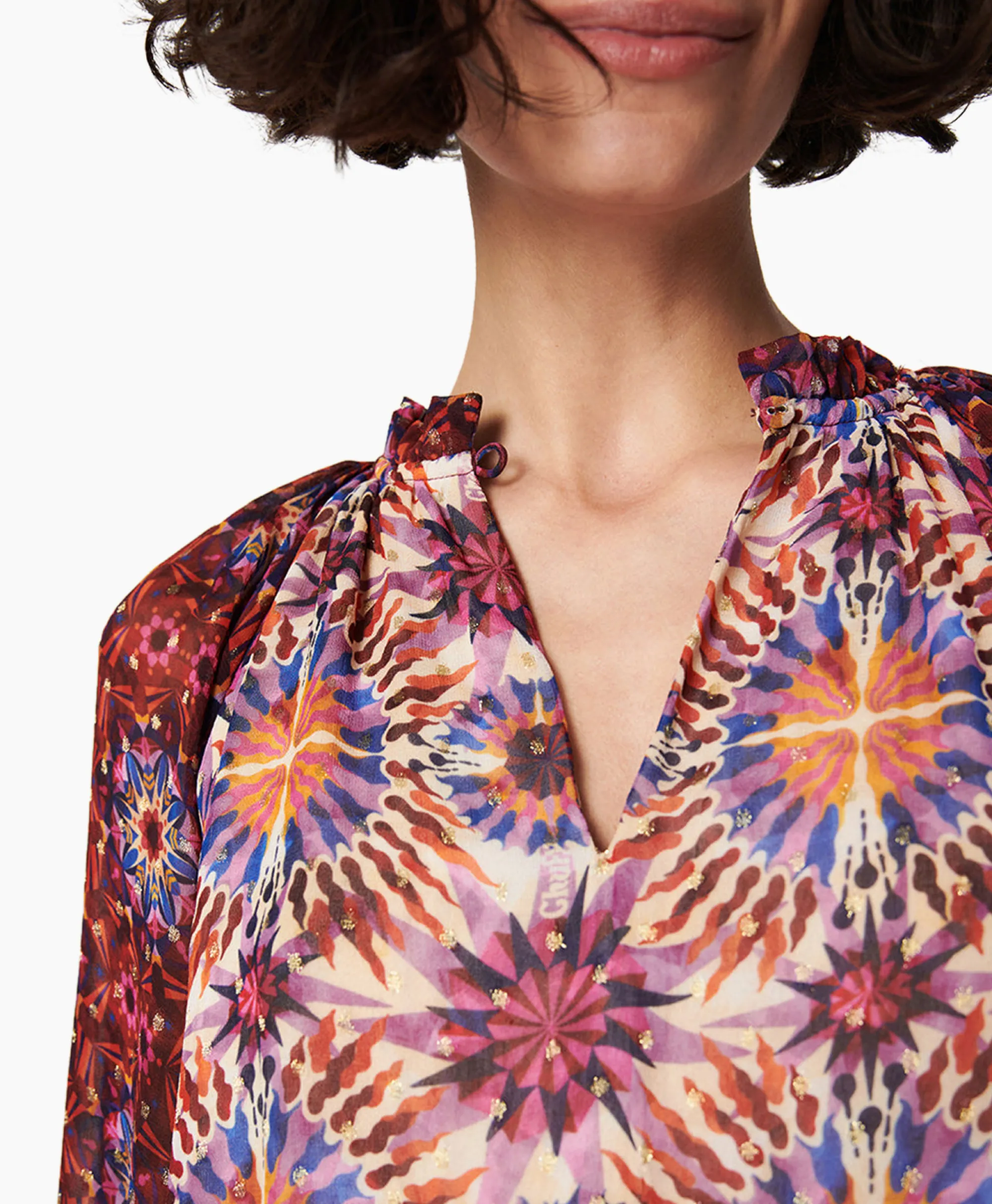 Clearance Blouse Lena Bordeaux Dames Blouses