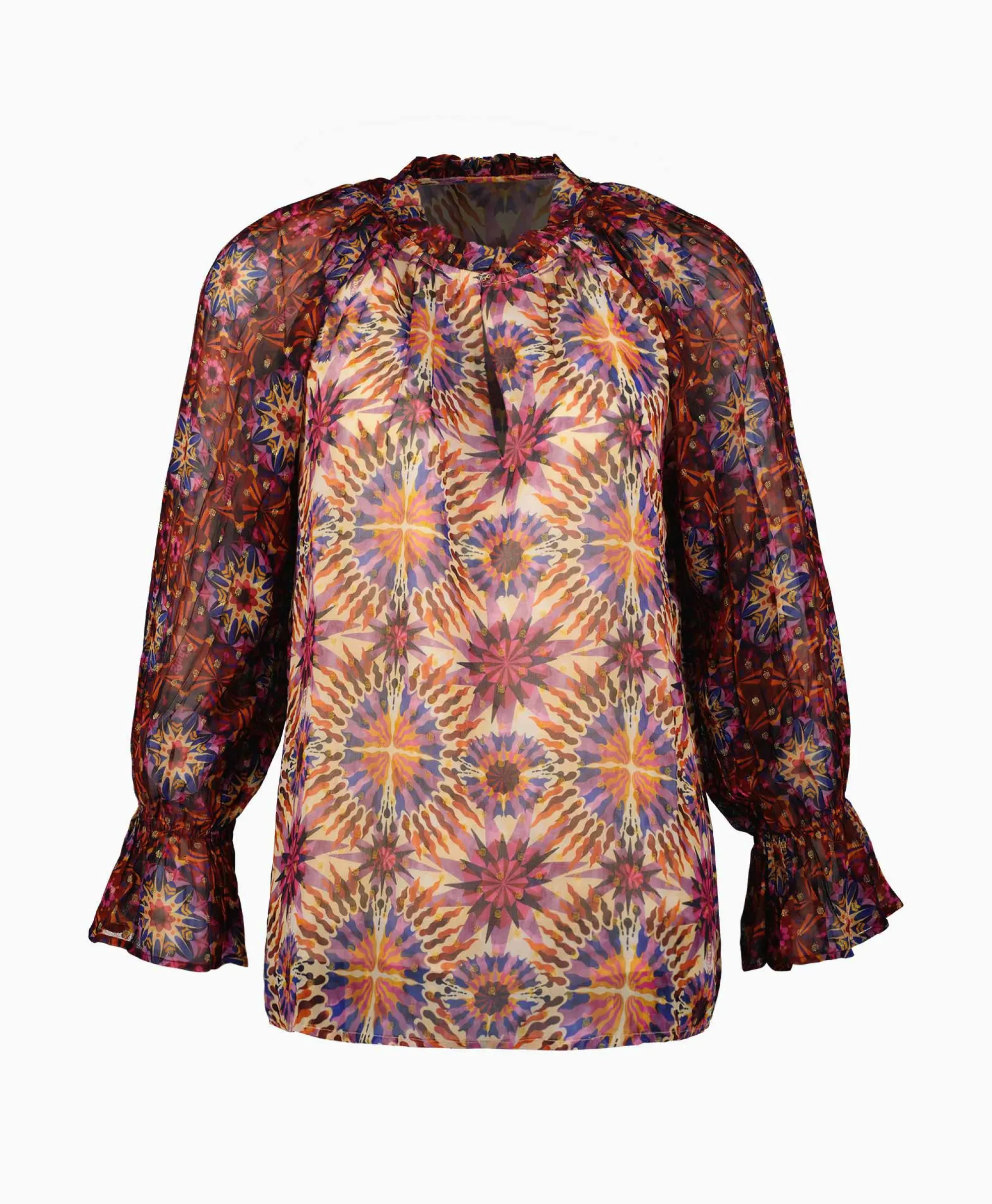 Clearance Blouse Lena Bordeaux Dames Blouses