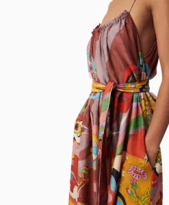 Outlet Maxi Jurk Rain Bordeaux Dames Bruiloftskleding