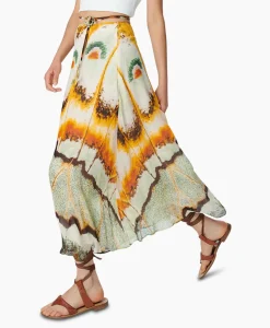 Clearance Maxi Rok Jasmine Geel Dames Rokken