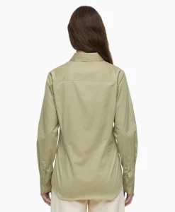 Discount Blouse Waisted Beige Dames Blouses