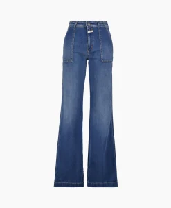 Outlet Jeans Aria Midden Blauw Dames Broeken