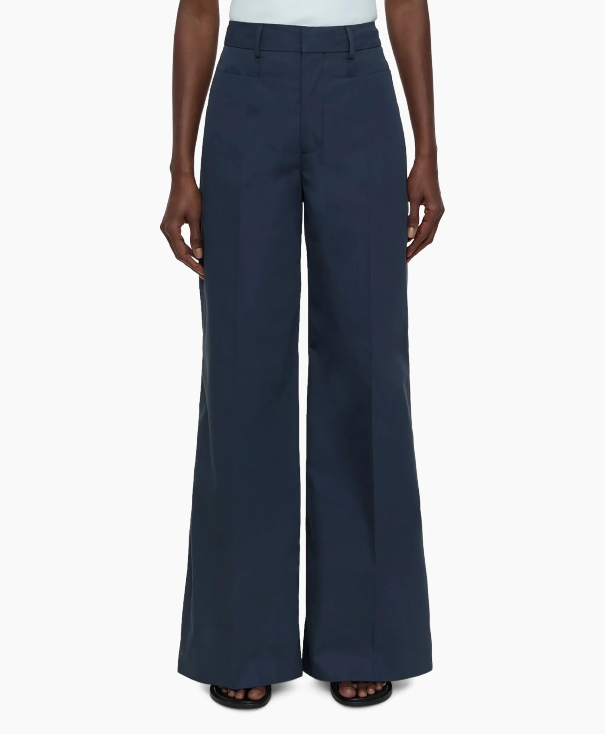 Discount Pantalon Veola Blauw Dames Broeken