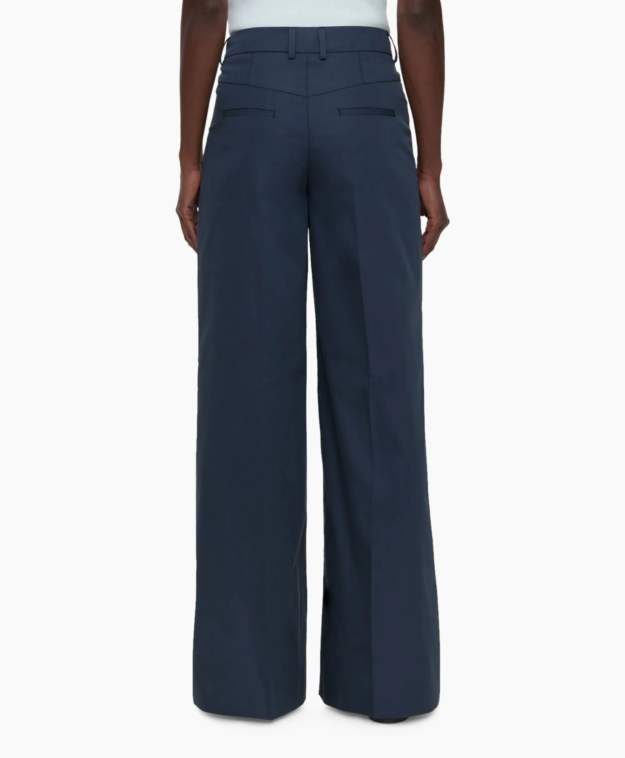 Discount Pantalon Veola Blauw Dames Broeken