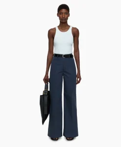 Discount Pantalon Veola Blauw Dames Broeken