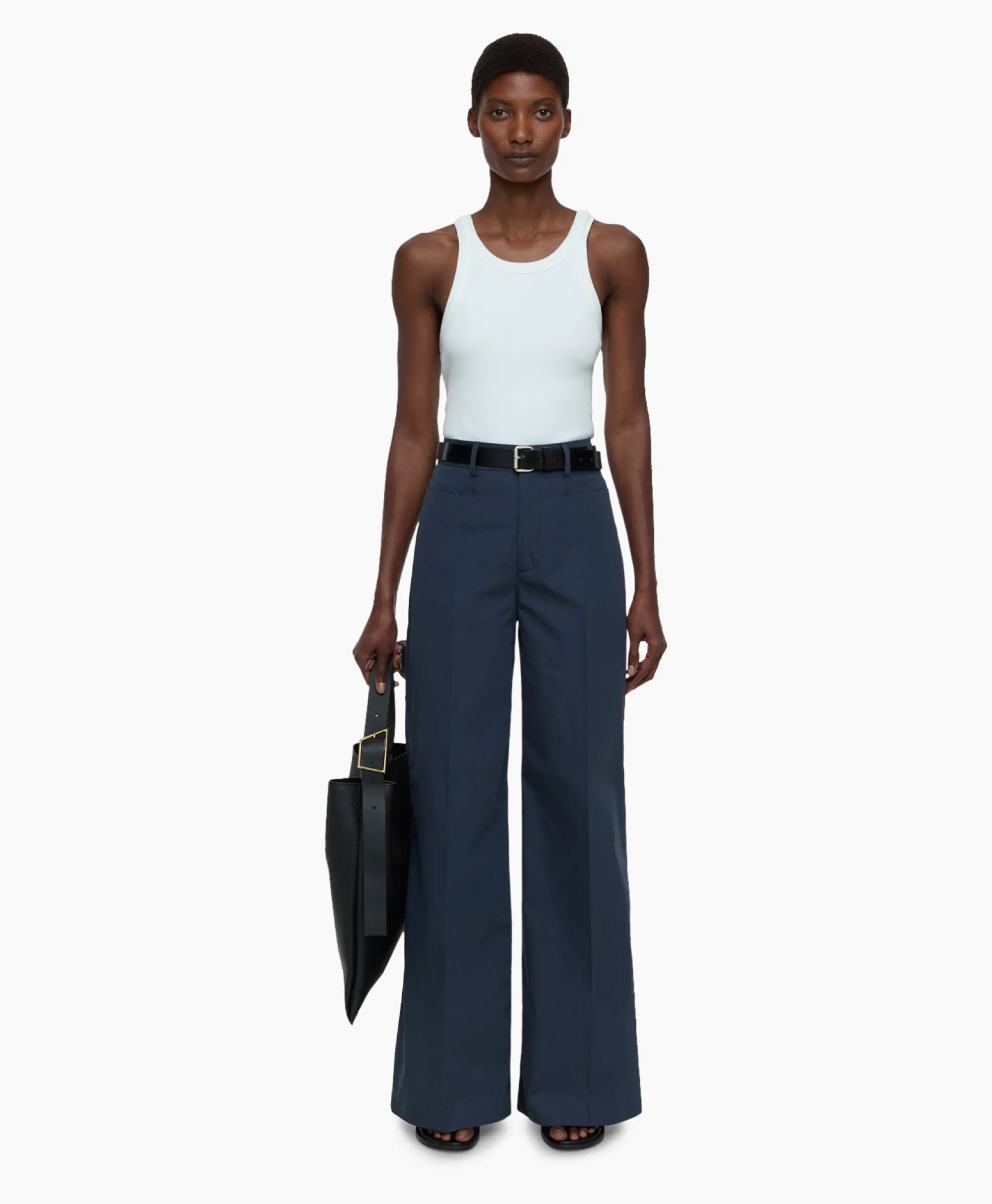 Discount Pantalon Veola Blauw Dames Broeken