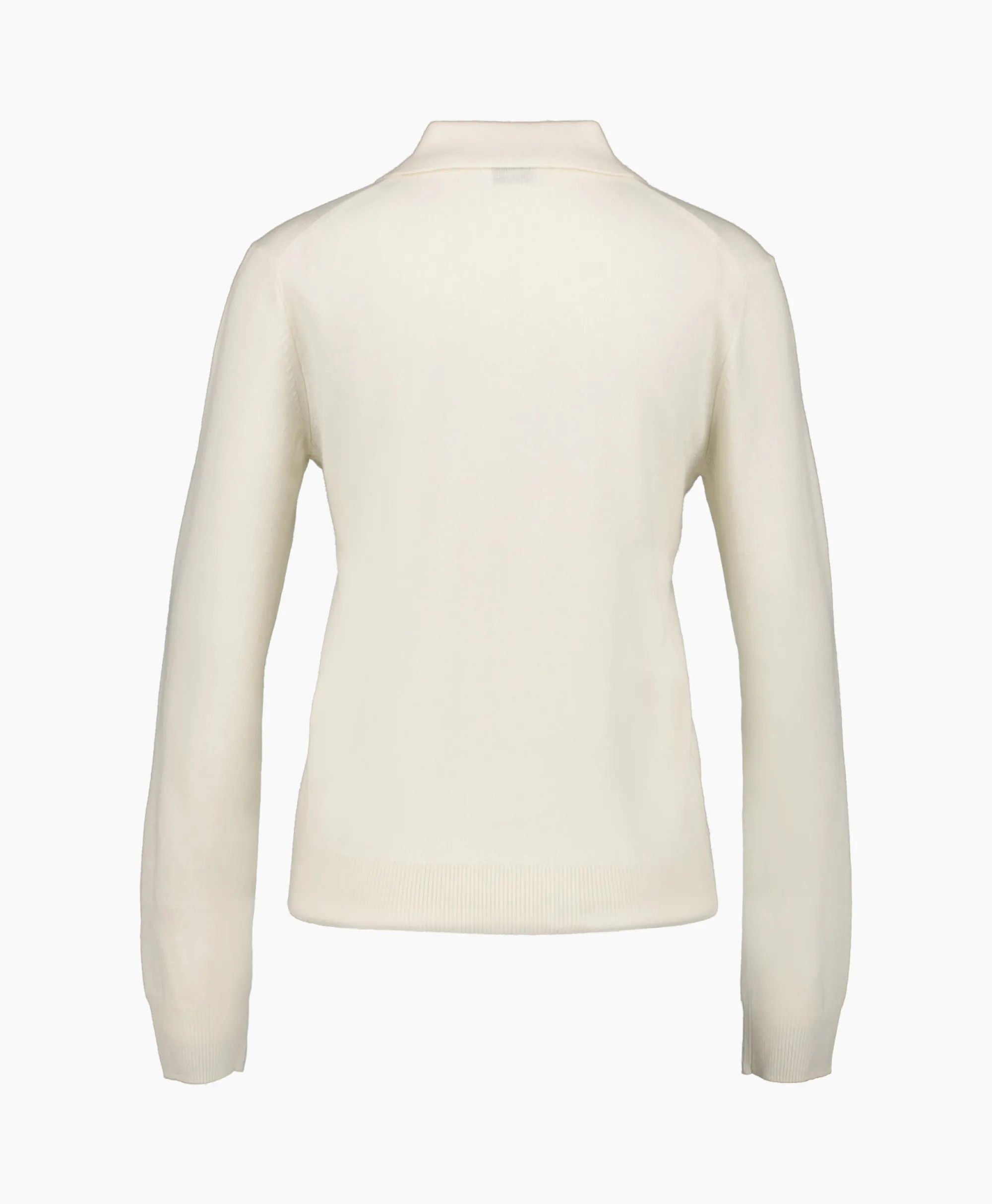 Clearance Pullover Polo Longsleeve Off White Dames Truien