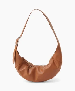 Closed Schouder / Hand Tas Half Moon M Bruin*Dames Tassen