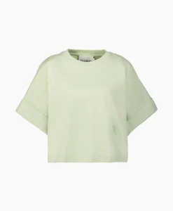 Closed T-Shirt Korte Mouw Turn Up Licht Groen*Dames T-Shirts & Tops