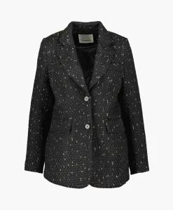 Best Co'Couture Blazer Mitzicc Boucle Zwart Dames Blazers