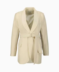 Online Co'Couture Blazer Volacc Belt Bruin Dames Blazers