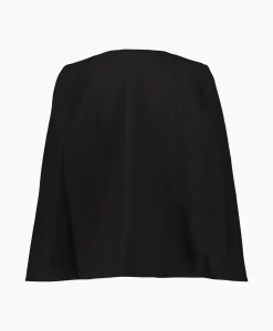 New Co'Couture Blazer Volacc Cape Zwart Dames Blazers