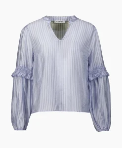 Co'couture Co'Couture Blouse Sami Stripe Licht Blauw*Dames Blouses