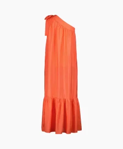 Sale Co'Couture Maxi Jurk Callum Assymetrisch Peach Dames Jurken