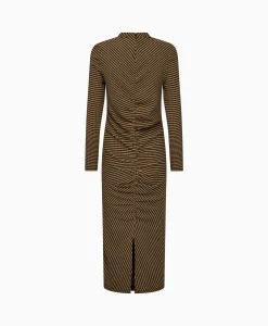 Co'Couture Mini Jurk Nova Bruin Dames Jurken