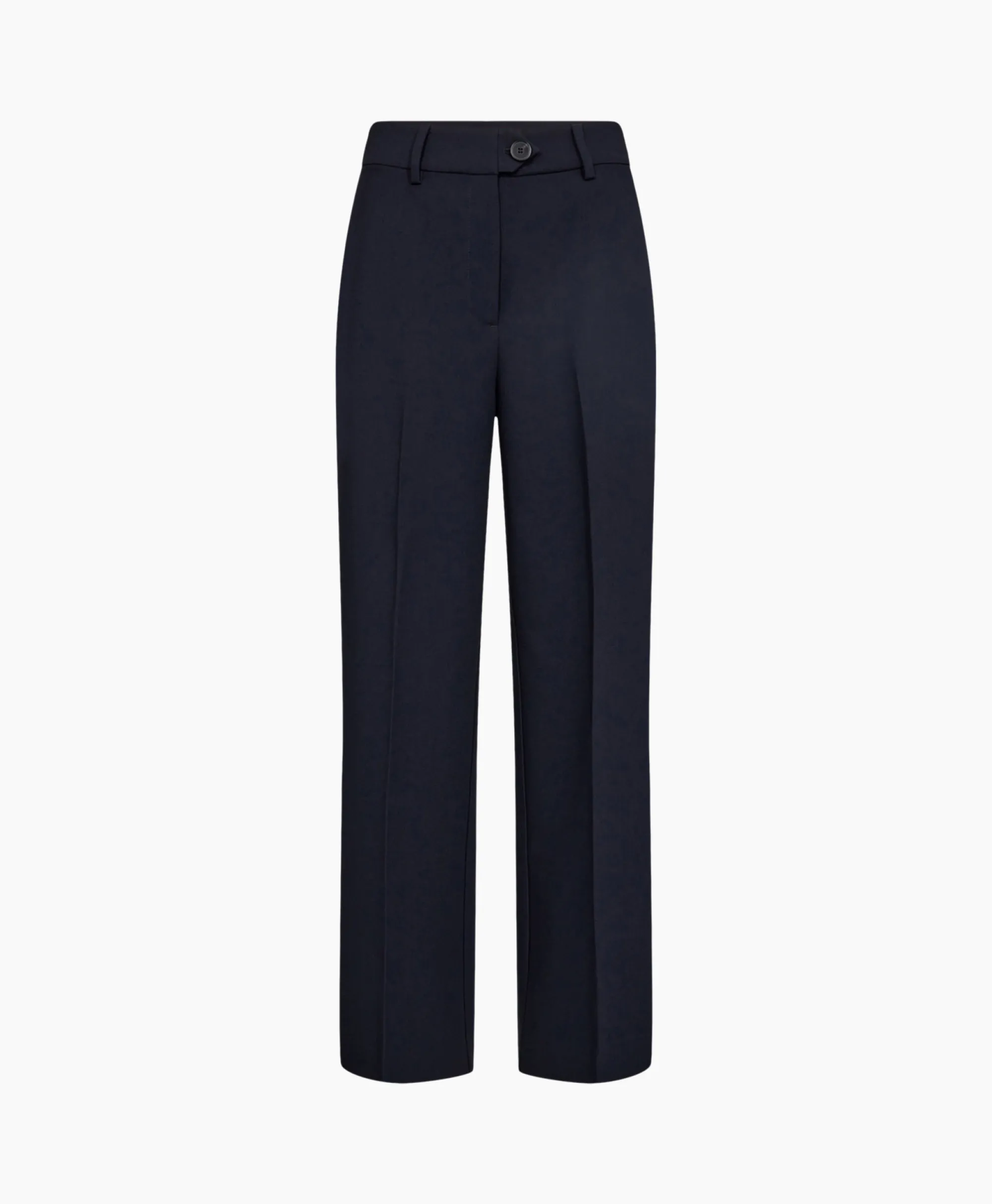 Online Co'Couture Pantalon Vola Wide Donker Blauw Dames Broeken