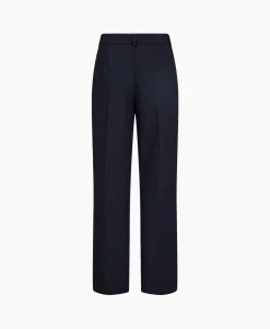 Online Co'Couture Pantalon Vola Wide Donker Blauw Dames Broeken