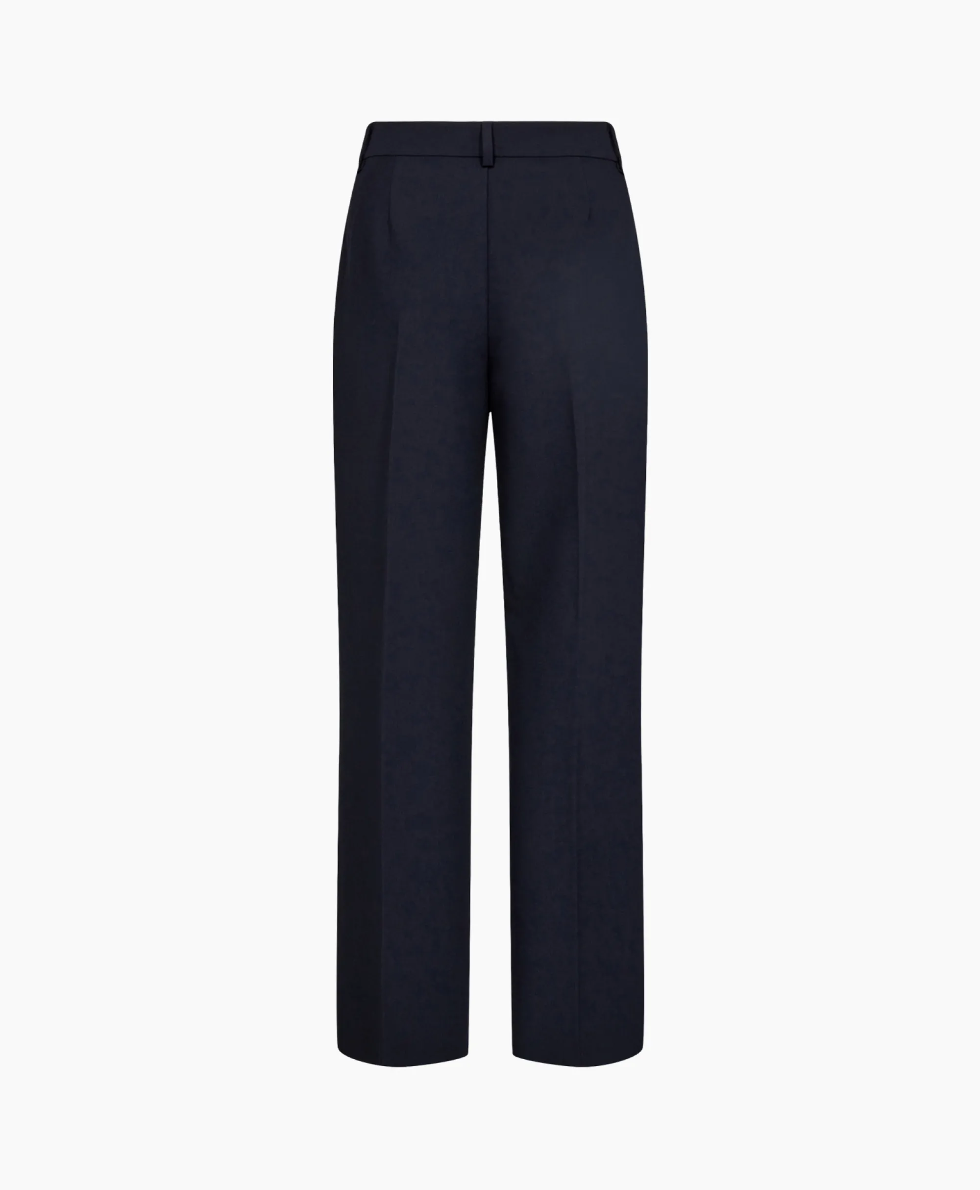 Online Co'Couture Pantalon Vola Wide Donker Blauw Dames Broeken