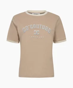 Co'couture Co'Couture T-Shirt Korte Mouw Edge Ecru*Dames T-Shirts & Tops