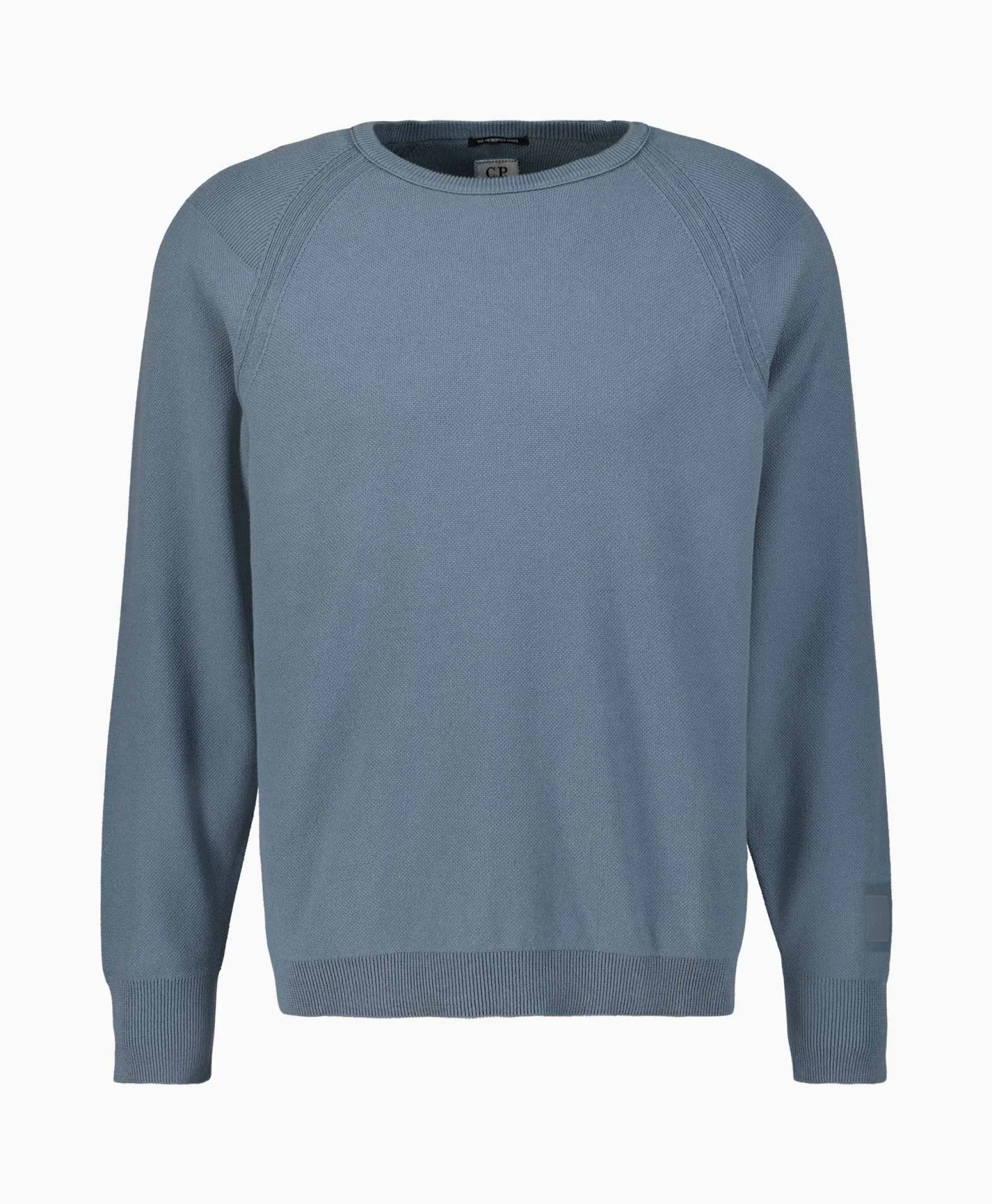 Outlet Pullover Metropolis Cotton Stretch Blauw Heren Truien