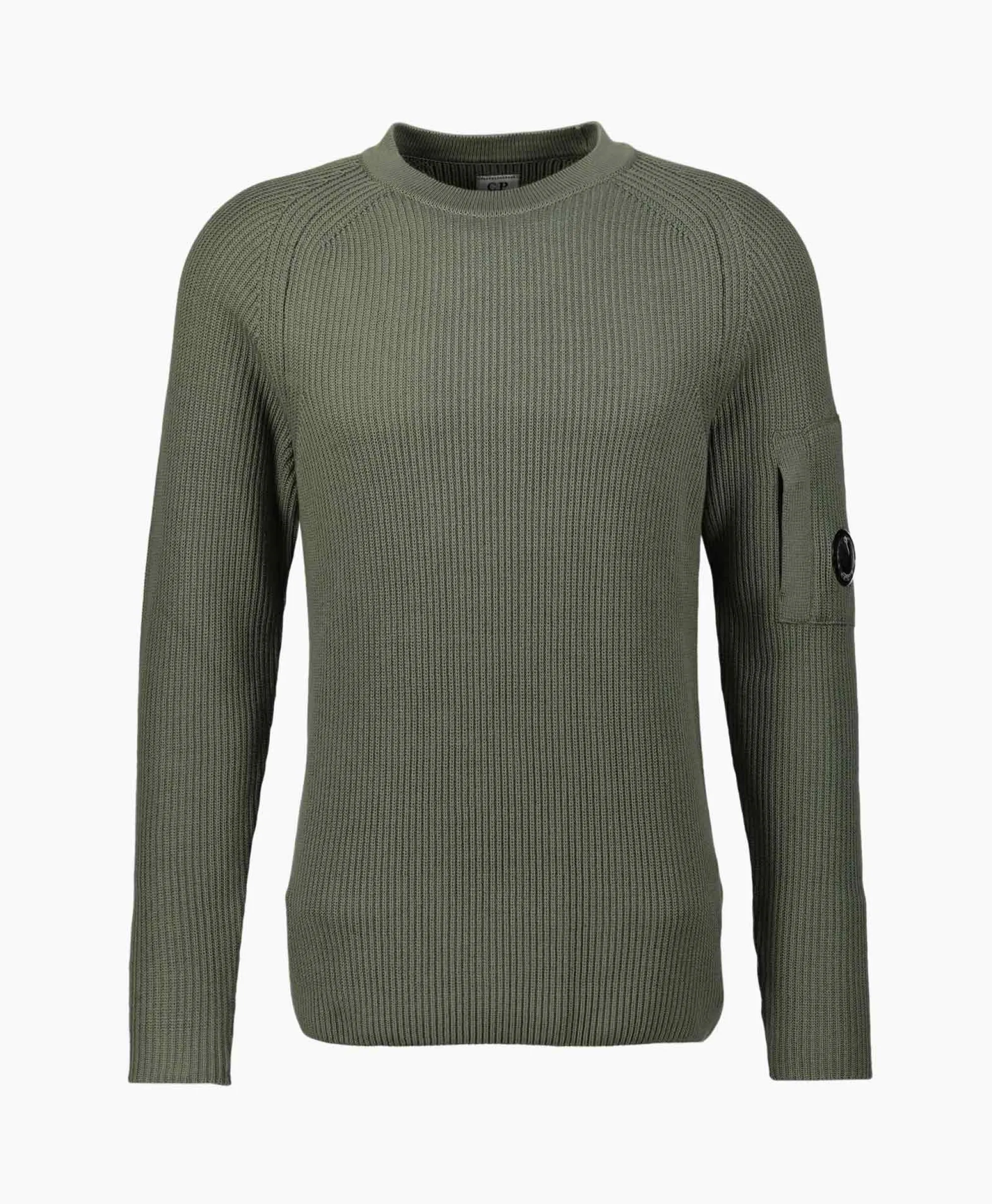 Best Pullover Sea Island Ribbed Knit Groen Heren Truien