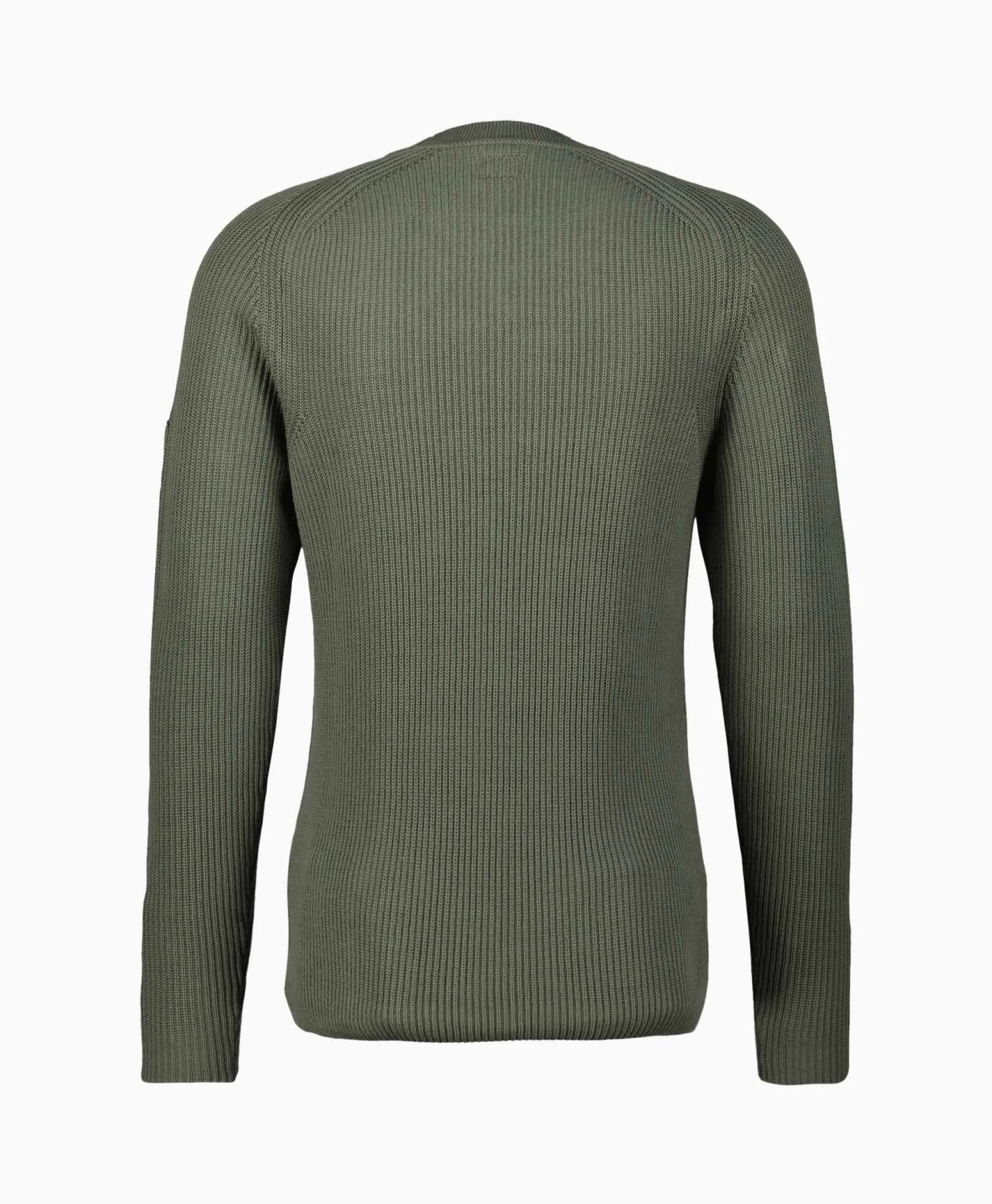 Best Pullover Sea Island Ribbed Knit Groen Heren Truien