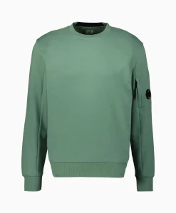 Best Sweater Diagonal Raised Fleece Licht Groen Heren Truien