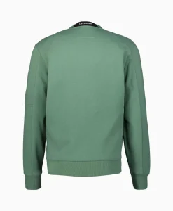 Best Sweater Diagonal Raised Fleece Licht Groen Heren Truien
