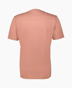 Hot T-Shirt 30/1 Jersey Small Logo Donker Bruin Heren T-Shirts