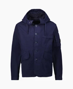 Cp Company Vest B Hooded Jacket Donker Blauw*Heren Jassen