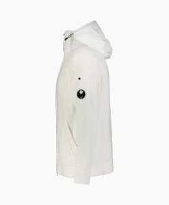 Vest Cotton Mixed Hooded Knit Wit Heren Vesten