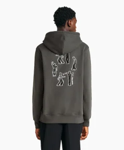 New Hoodie Halim Donker Grijs Heren Truien