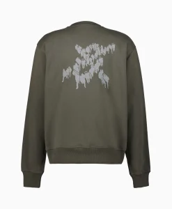 Sale Sweater Shield Donker Groen Heren Truien