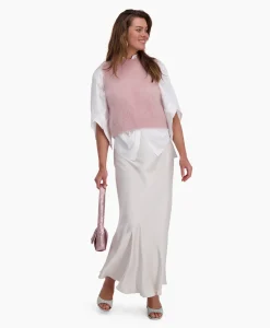 Sale D'Arc Midi Rok Padova Beige Dames Rokken