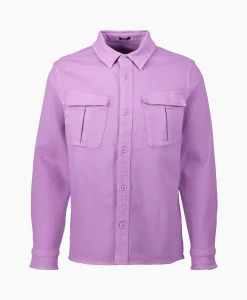 Sale Overhemd Burton Utility Overshirt Gdt Paars Heren Overhemden