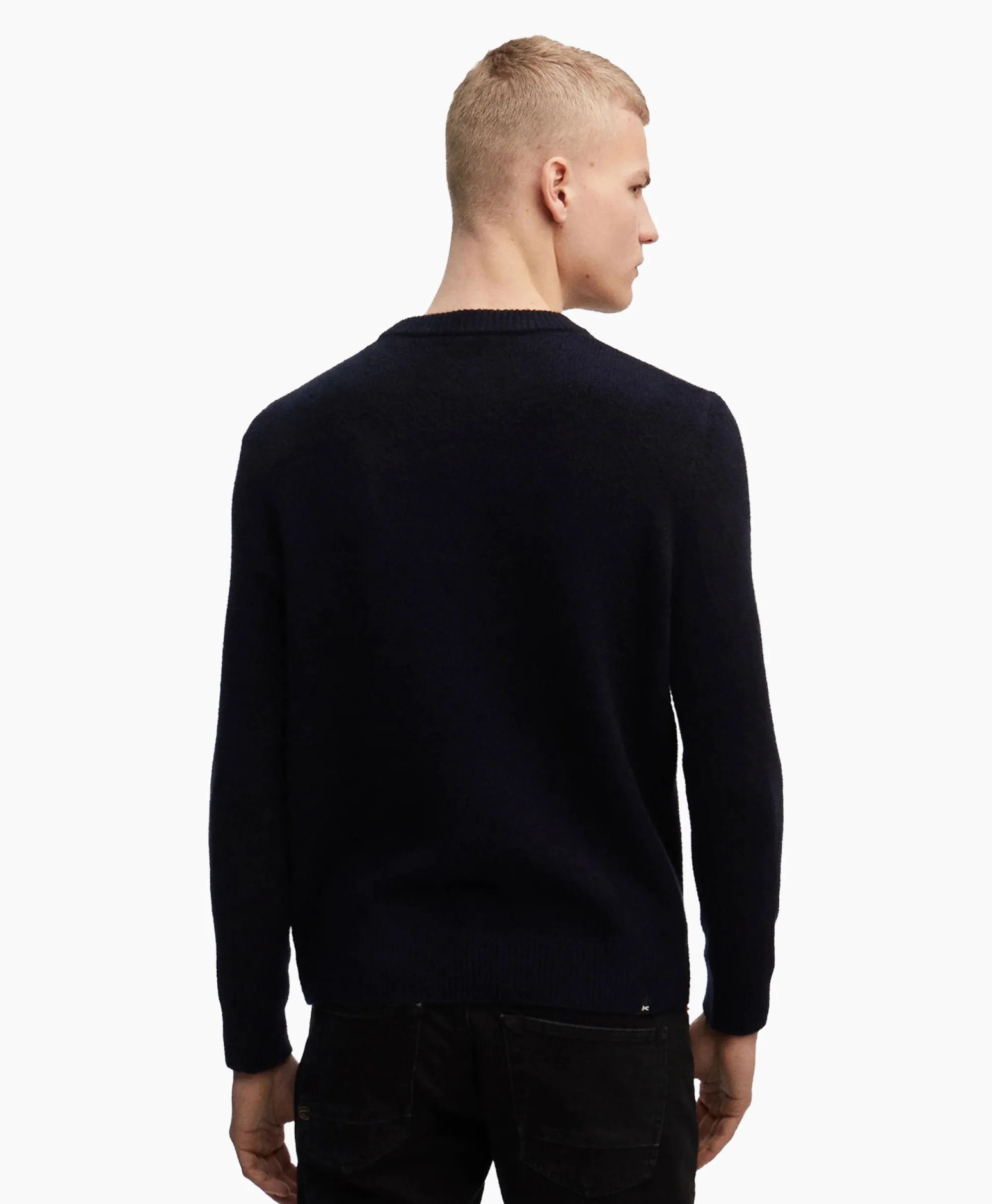 Pullover Knit Crew Cch Zwart Heren Truien