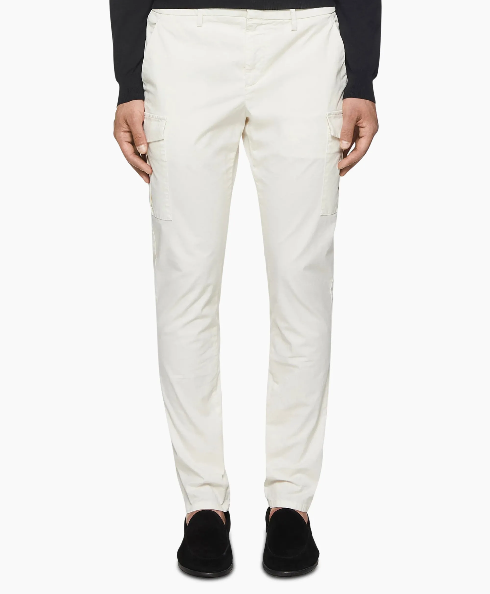 Online Pantalon Eddy Slimfit Donker Grijs Heren Broeken