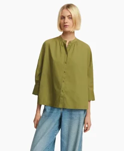 Best Blouse February Olijf Dames Blouses