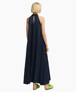 Hot Maxi Jurk Finch Blauw Dames Bruiloftskleding