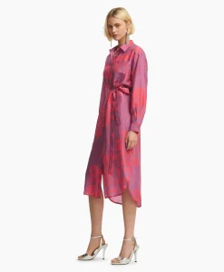 Sale Mini Jurk Foxglove Pink Dames Bruiloftskleding