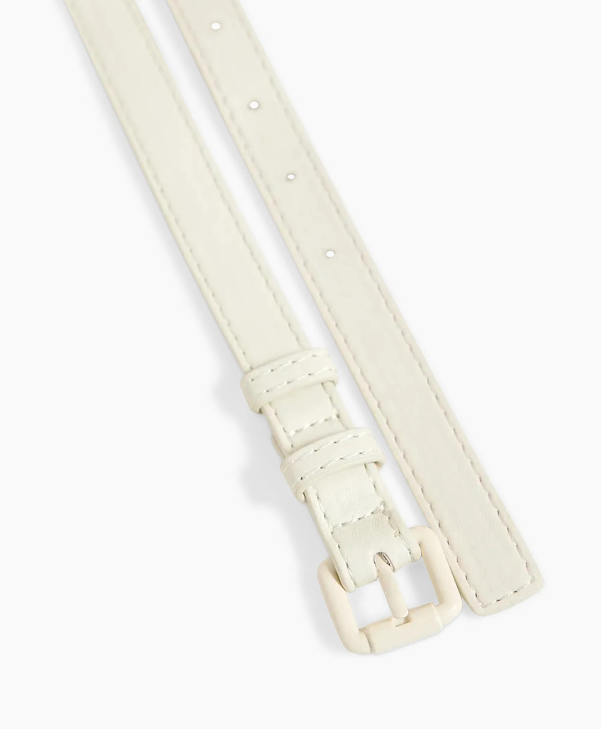Clearance Riem Fimini Off White Dames Riemen
