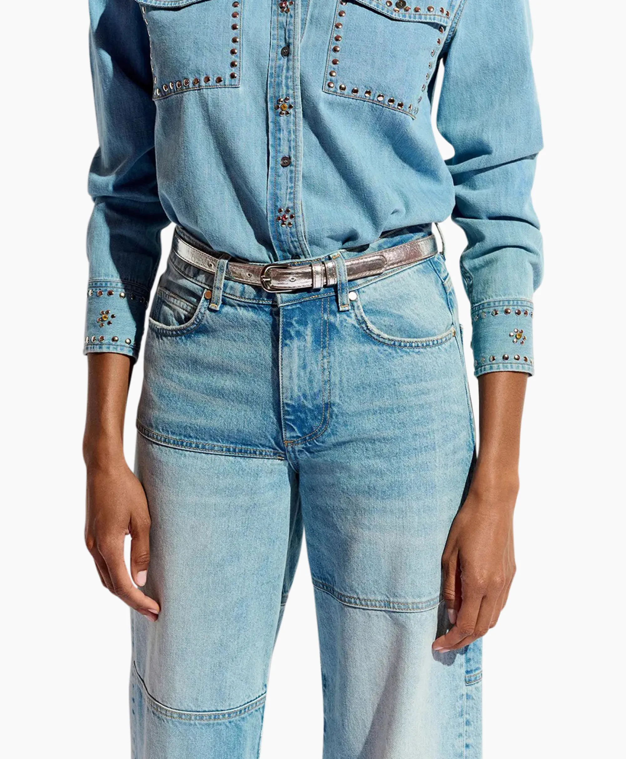 Discount Riem Fredastair Zilver Dames Riemen