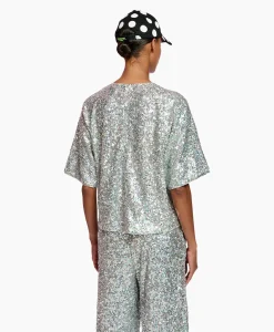 Essentiel Antwerp Top Ferras Zilver*Dames T-Shirts & Tops