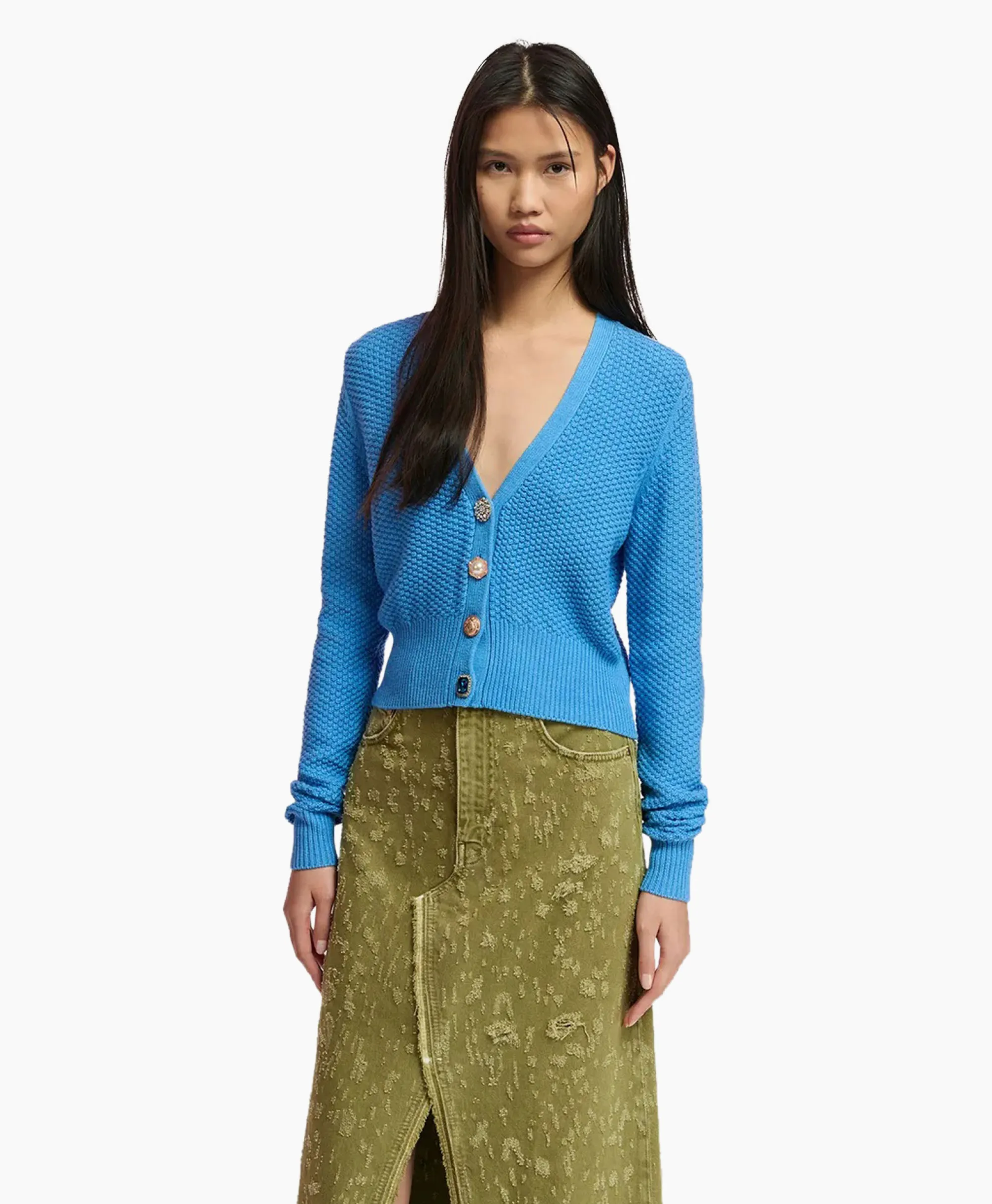 Sale Vest Farah Blauw Dames Vesten